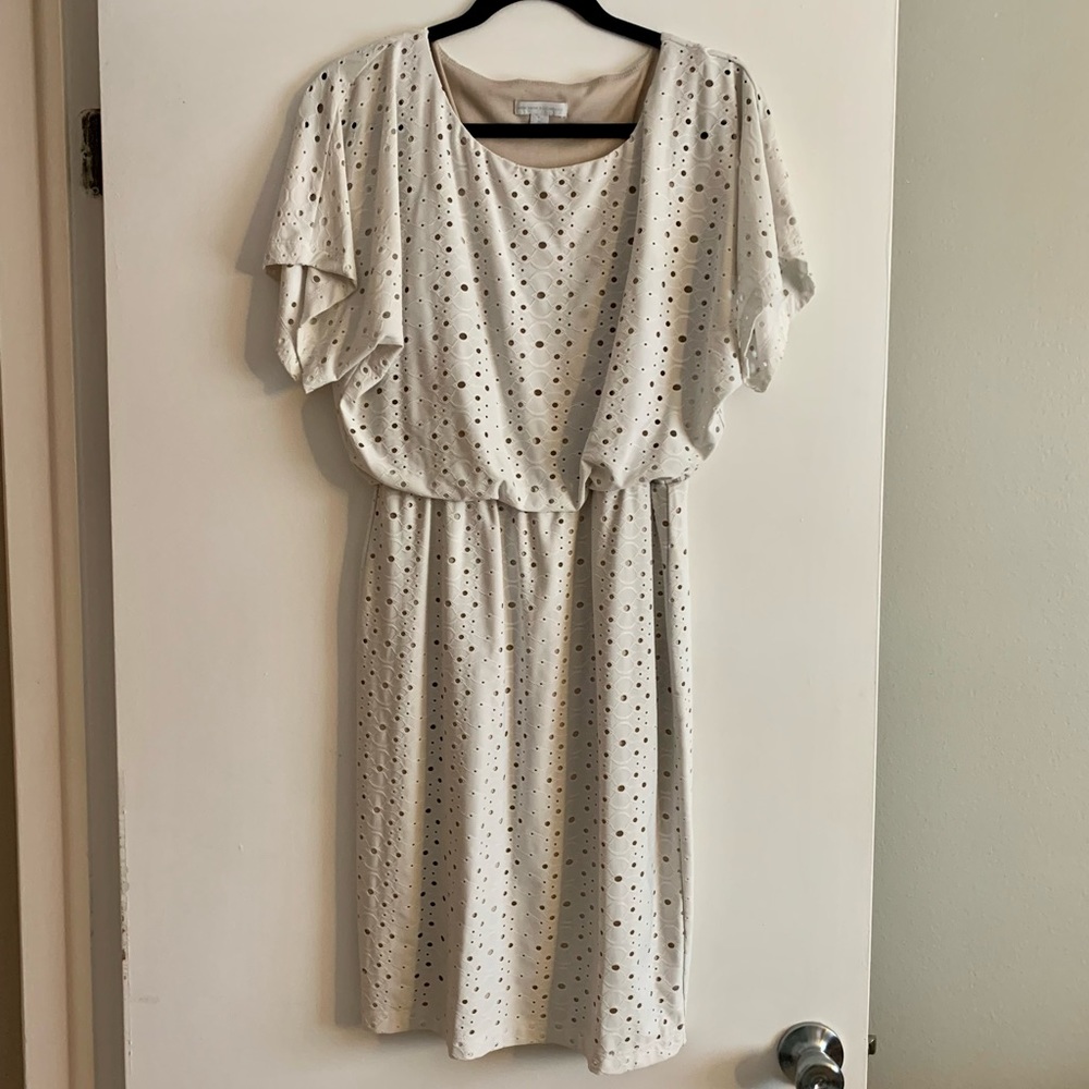 New York & Company White Lace Dress